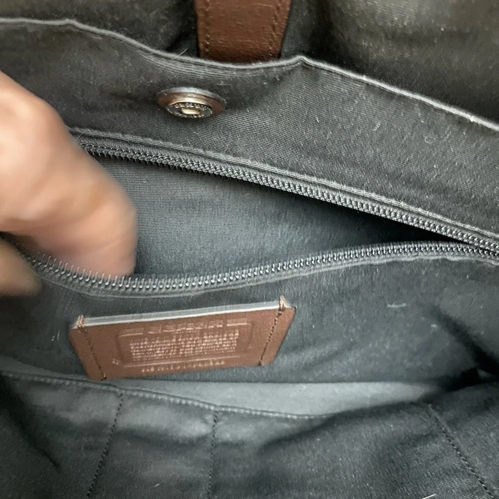 Coach Hamilton Dark Brown Leather Briefcase F22529